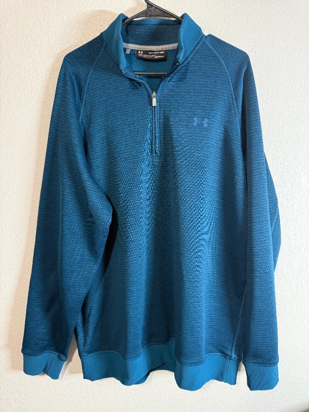 Under Armour Blue UA Storm SweaterFleece 1/4-Zip Pullover Size XXL